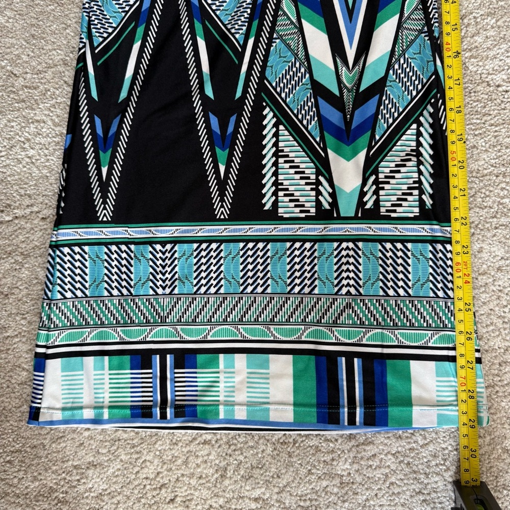 Sunny Leigh Multicolor Geometric Women's Wide-Leg Pants - Picture 8 of 9